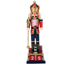 Wooden nutcracker with numbers, 14 in