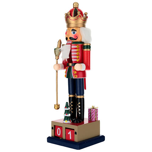 Wooden nutcracker with numbers, 14 in 4