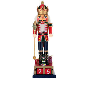 Casse-noisette bois avec chiffres 35 cm