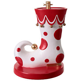 Base pour sapin de Noël en forme de botte d'elfe 45x45x60 cm