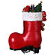 Carillon stivale di Natale con villaggio animato 35x20x45 cm s6
