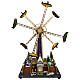 Weihnachtliches Flugkarussell, animiert mit Licht und Musik – 40 × 20 × 50 cm s1