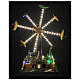 Christmas Airplane Carousel Animated with Lights and Music, 40x20x50 cm s2