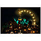 Village crèche de Noël animé LEDs et musique 40 cm s5