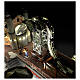 Parco divertimenti natalizio animato luci e musica 60x45x40 cm s8
