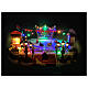 Autoscontri pista di pattinaggio animati luci e musica 40x25x20 cm s2