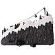 Mountain Village with Animated Cable Car Lights and Music, 60x35x40 cm s5