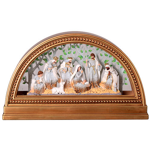 Quadro de Natal com neve 30x7x15 cm 5