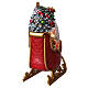 Esfera de vidrio trineo Papá Noel 20x8x25 cm s5