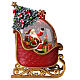 Santa Claus Snow Globe Sleigh, 20x8x25 cm s3