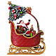 Santa Claus Snow Globe Sleigh, 20x8x25 cm s7