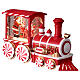 Boule à neige locomotive de bonbons musique et lumières 30x10x15 cm s5