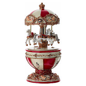 Boîte à musique œuf 18x10 cm mélodie Rigoletto