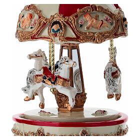 Boîte à musique œuf 18x10 cm mélodie Rigoletto
