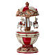 Egg-shaped music box 18x10 cm Rigoletto melody s3