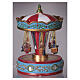 Carillon giostra con seggiolini 15x10 cm s3