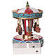 Carillon giostra con seggiolini 15x10 cm s4