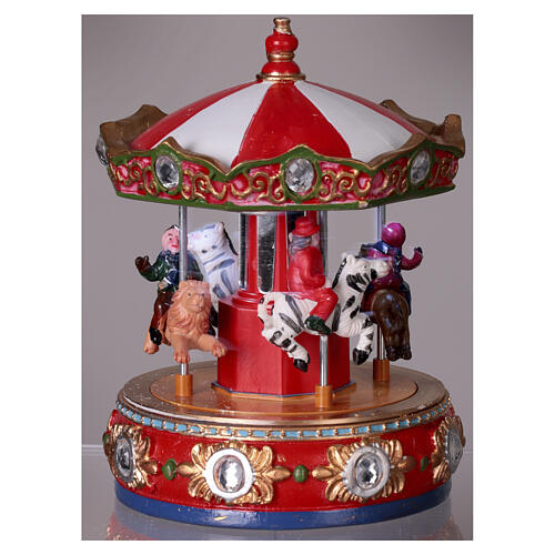Carrusel de Navidad para niños 10x15 cm 2