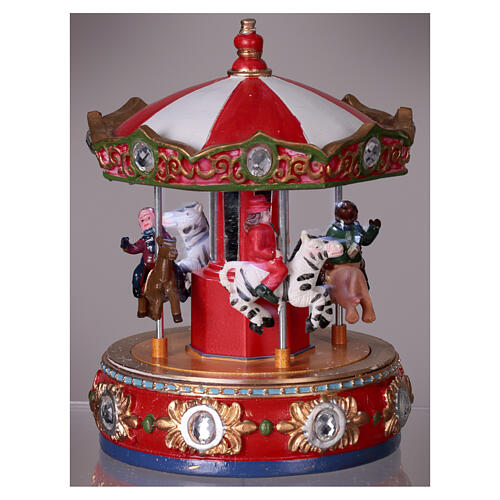 Carrusel de Navidad para niños 10x15 cm 3
