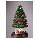 Albero di Natale con 2 scene in movimento 45x25 cm s4