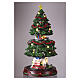 Albero di Natale con 2 scene in movimento 45x25 cm s5