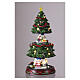 Albero di Natale con 2 scene in movimento 45x25 cm s7