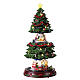 Christmas Tree Village with 2 Moving Scenes, 45x25 cm s1