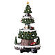 Albero di Natale tre scenari in movimento 45x20x20 cm s6
