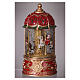 Cupola della giostra cavalli con musica 10x10x20 cm s2