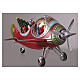 Babbo natale in aereo con doni 25x45x35 cm s6