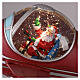 Babbo natale in aereo con doni 25x45x35 cm s8