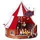 Music box: circus tent with characters, 12x10 in s4