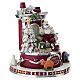Christmas scene music box with Santa Claus by Bagutta, 8 in s4