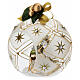 Esfera de Navidad para colgar Natividad oro 10cm Bagutta s4