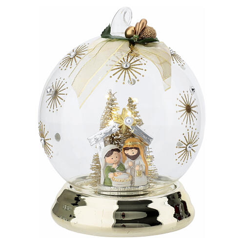 Sfera 12cm Bagutta decorazione oro con Natività Bagutta 1