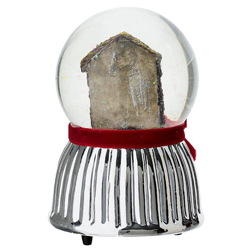 Musical snow globe with Nativity by Bagutta, 3 in 4