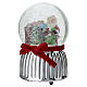 Santa Claus with gifts Christmas musical snow globe, 10cm Bagutta s2