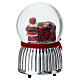 Santa Claus with gifts Christmas musical snow globe, 10cm Bagutta s5