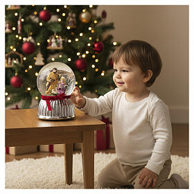 Musical snow globe by Bagutta, 5 in