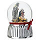 Glitter snow globe with Nativity by Bagutta, 6 in s3