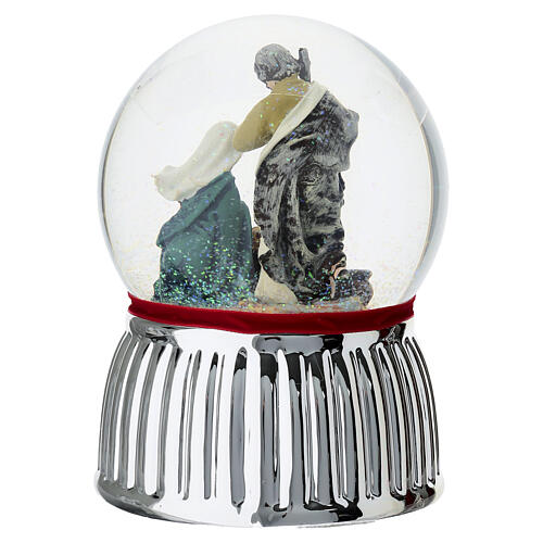 Sphère avec paillettes Nativité Bagutta 15 cm 4