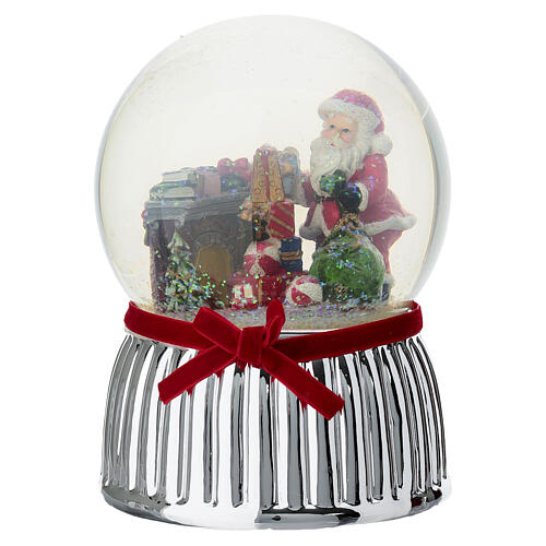 Schneekugel mit Musikfunktion und Weihnachtsmann – Ø 15 cm, Bagutta 1