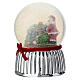 Boule de Noël en verre Santa Claus en fête avec musique 15 cm Bagutta s4
