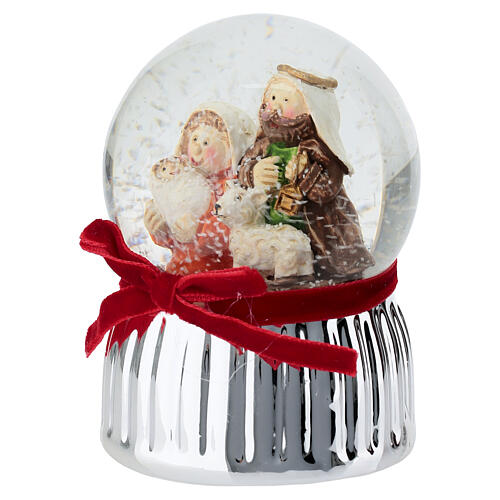 Glass snow globe by Bagutta, Nativity Scene, 2.5 in 2