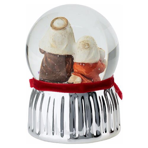 Glass snow globe by Bagutta, Nativity Scene, 2.5 in 4