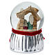 Snow Globe Holy Family with Stable Bagutta, 65mm s4