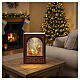Libro luminoso LED luce calda effetto glitter 25x15x10 cm uso interno s2