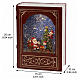Libro luminoso LED luce calda effetto glitter 25x15x10 cm uso interno s3