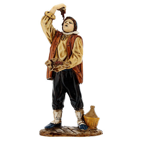 Homem comendo esparguete 12 cm Moranduzzo estilo 700 1