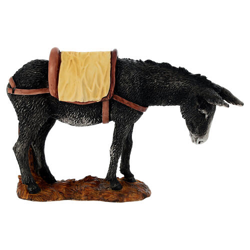 Esel aus Kunstharz für 15 cm Krippe von Moranduzzo 4